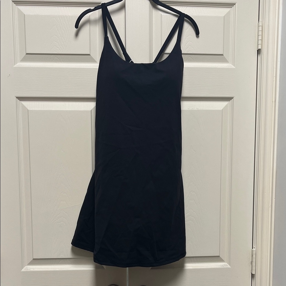Halara Black Softlyzero™ Plush Backless Active Dress